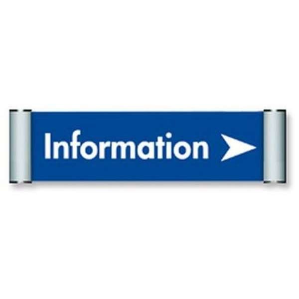 Door Sign, 5 x 14,8 cm, 15 mm profile, alu/silver #1