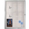 Infobox Combi with lock, 45 mm, 9 x A4, alu/silver #1