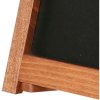 Wooden Chalkboard with feet, dark wood and black board 12,7 x 17,8 cm #3