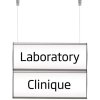 Ceiling Info System, double. 2 layers 14,8x50cm #1