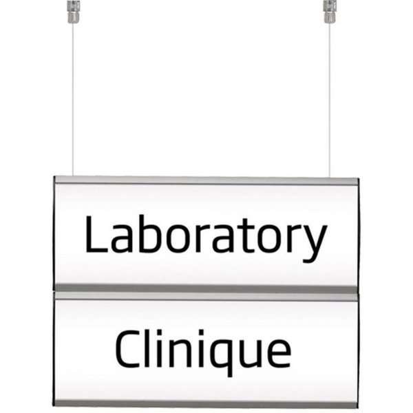 Ceiling Info System, double. 2 layers 14,8x50cm #1