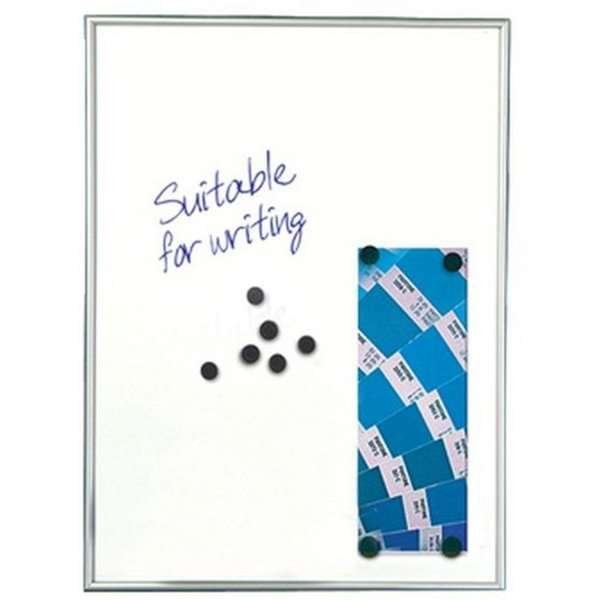 Whiteboard, magnetic with 9 mm alu profile, 4 x A4 #1