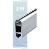 Outdoor Banner Profile, enkeltsidet, 199 cm #1