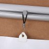 White plastic banner clamps, set with 40 pcs., for Omni Banner Frame #2