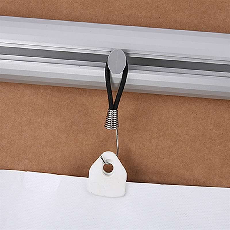 White plastic banner clamps, set with 40 pcs., for Omni Banner Frame #2