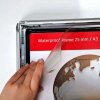 Alu snap frame watersafe, 25 mm, A2, silver #2