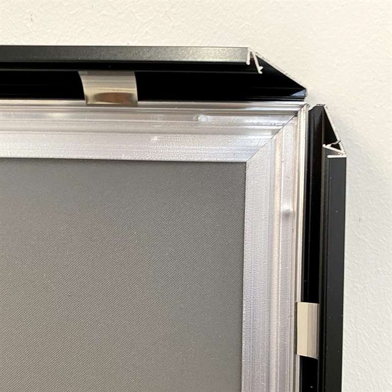 Alu snap frame, black, 20 mm flat profile, 70 x 100 cm #5