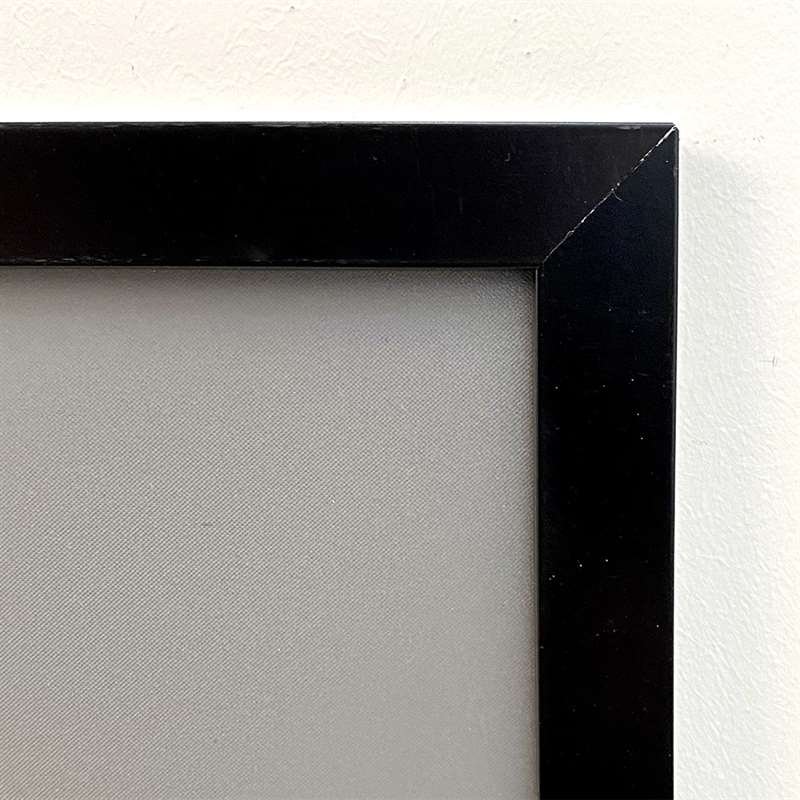 Alu snap frame, black, 20 mm flat profile, A4 #2