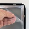 Alu snap frame, black, flat 20 mm profile, A1 #4