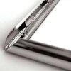Alu snap frame 25 mm, A3, stainless steel look #2