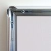 Alu snap frame 25 mm, A3, stainless steel look #3