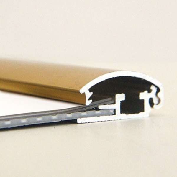 Alu snap frame 25 mm, A2, polished gold #4