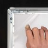Alu snap frame 25 mm, A3, chrome #3