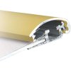 Alu snap frame 25 mm, 50 x 70, matt gold #6