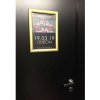 Alu snap frame 25 mm, 50 x 70, matt gold #8