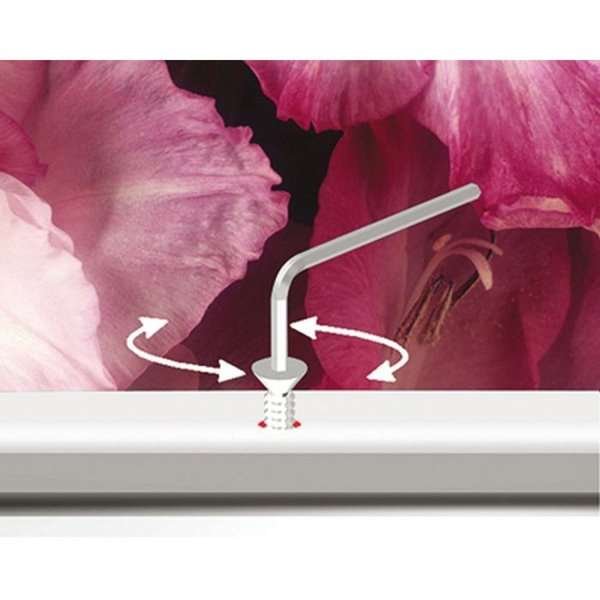 Lockable snap frame, 32 mm, A1, silver #3