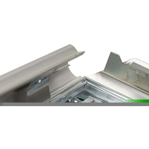 Lockable snap frame, 32 mm, A1, silver #7