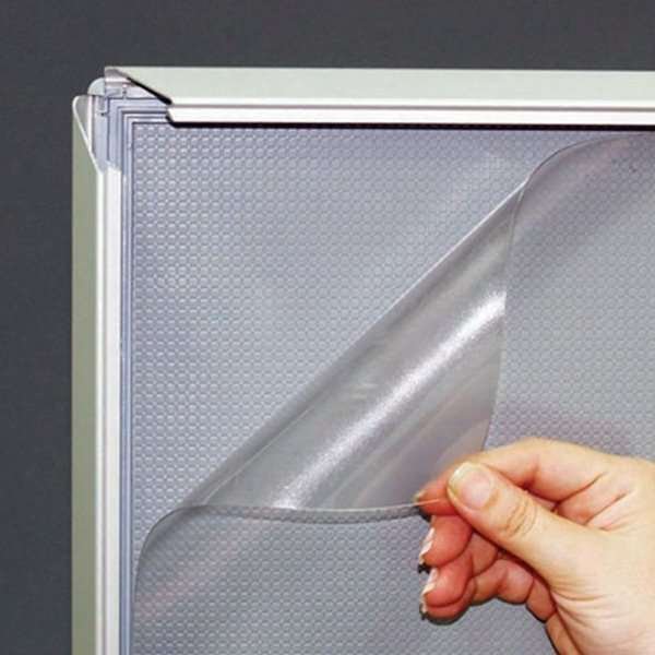 Lockable snap frame, 32 mm, A1, silver #4