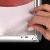 Alu security snap frame, 25 mm, A1, silver #3