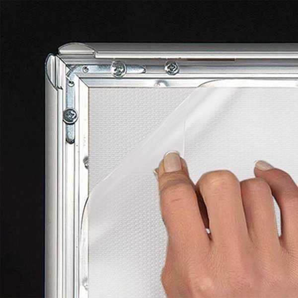Alu snap frame 25 mm, A3, silver #6