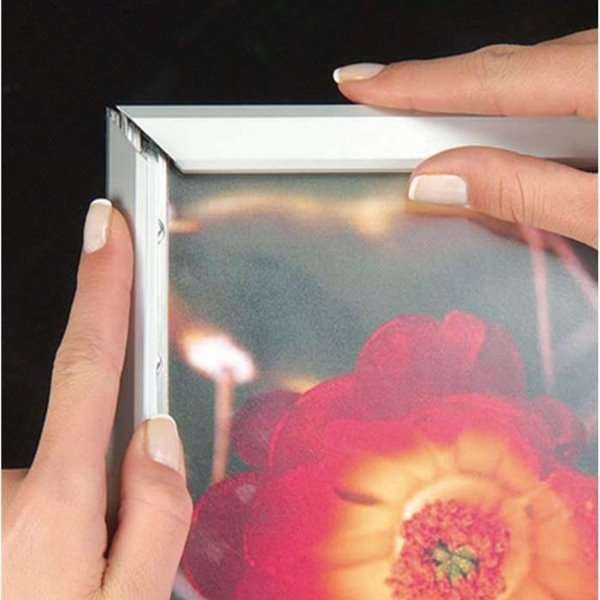 Alu snap frame 20 mm, A2, silver #2