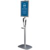 Mini Multi Stand with Liquid alcohol dispenser, holder with Tray and  Snap Frame A3 #1