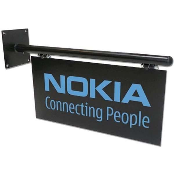 Hang Sign Basic, black hanging wall sign #2