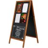 Wooden A-Board Tall with Steel Board #1