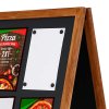 Wooden A-Board Tall with Steel Board #3