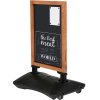 Wooden Wind-Sign Waterbase with Steel Board #1