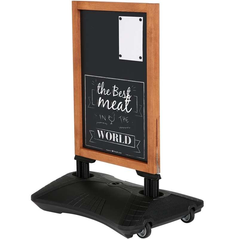 Wooden Wind-Sign Waterbase with Steel Board #1