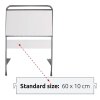 Small plate, 60 x 10 cm, 3 mm dibond, for Estate Sign Standard #1