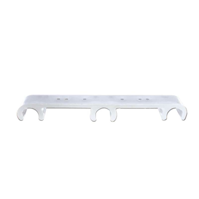 Clip-on Fitting, white, for Crown Truss 15 (acrylic holder & top plate) #1