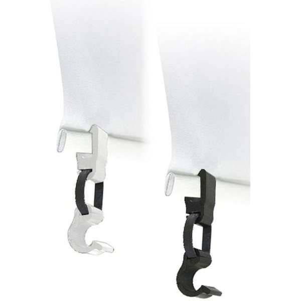 Bottom Clips, for Crown Truss 15 banner, white #2
