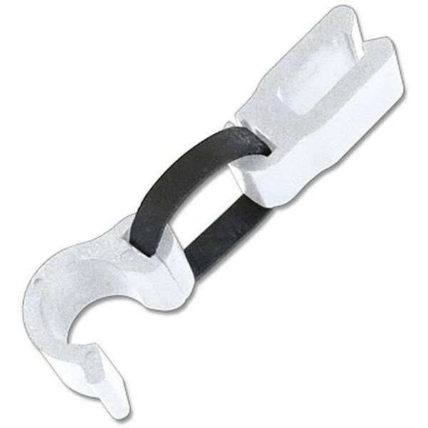 Bottom Clips, for Crown Truss 15 banner, white #1