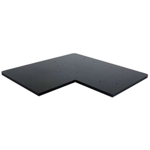 Shelf L-shape, 40 x 40 cm, for Crown Truss 15, black #1
