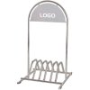 Bicycle Gotik Stand, white, pavement board bicycle stand #3