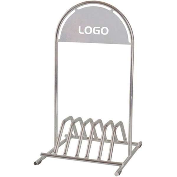 Bicycle Gotik Stand, white, pavement board bicycle stand #3