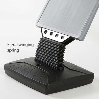 Plast Board with Foot, pavement board, black/grey #9