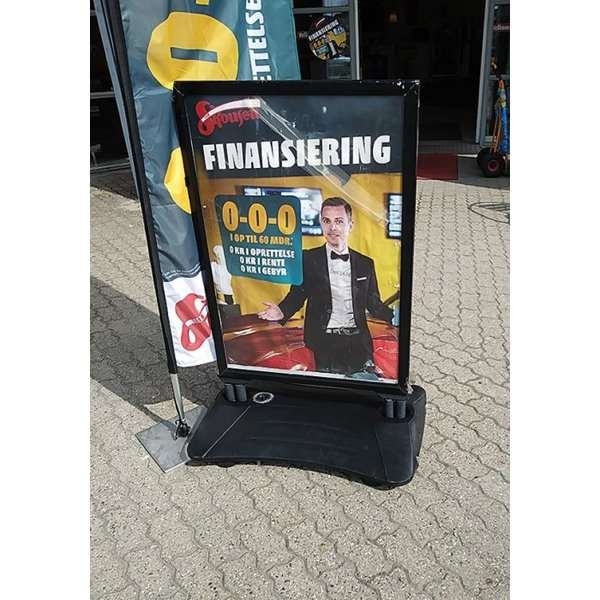 Wind-Sign Waterbase Budget Pavement Board, black, A0 #8