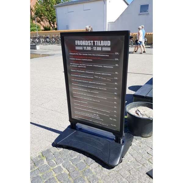 Wind-Sign Waterbase Budget Pavement Board, black, A0 #14