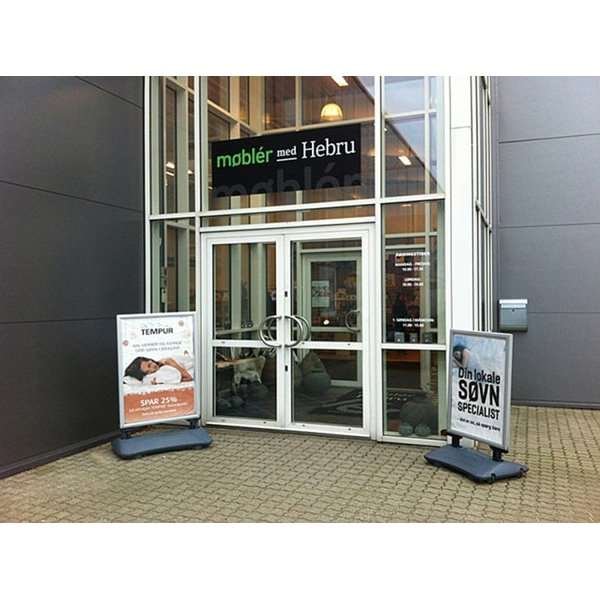 Wind-Sign Waterbase Budget Pavement Board, grey, A1 #11