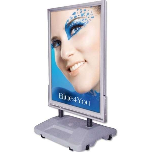 Wind-Sign Waterbase Pavement Board, alu/grey, 70 x 100 cm #2
