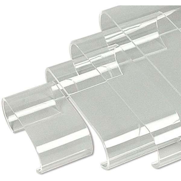 Nesting Shelves Rounded x 4, clear acrylic #2