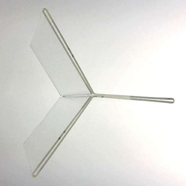 Cross Menuholder x 3, acrylic, 6 x M65 #2