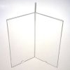 Cross Menuholder x 3, acrylic, 6 x M65 #4
