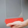 Pyramid Menuholder, vertical, A5, red base #3