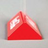 Pyramid Menuholder, vertical, A5, red base #2
