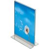 T-Menuholder, vertical A4 acrylic display #3