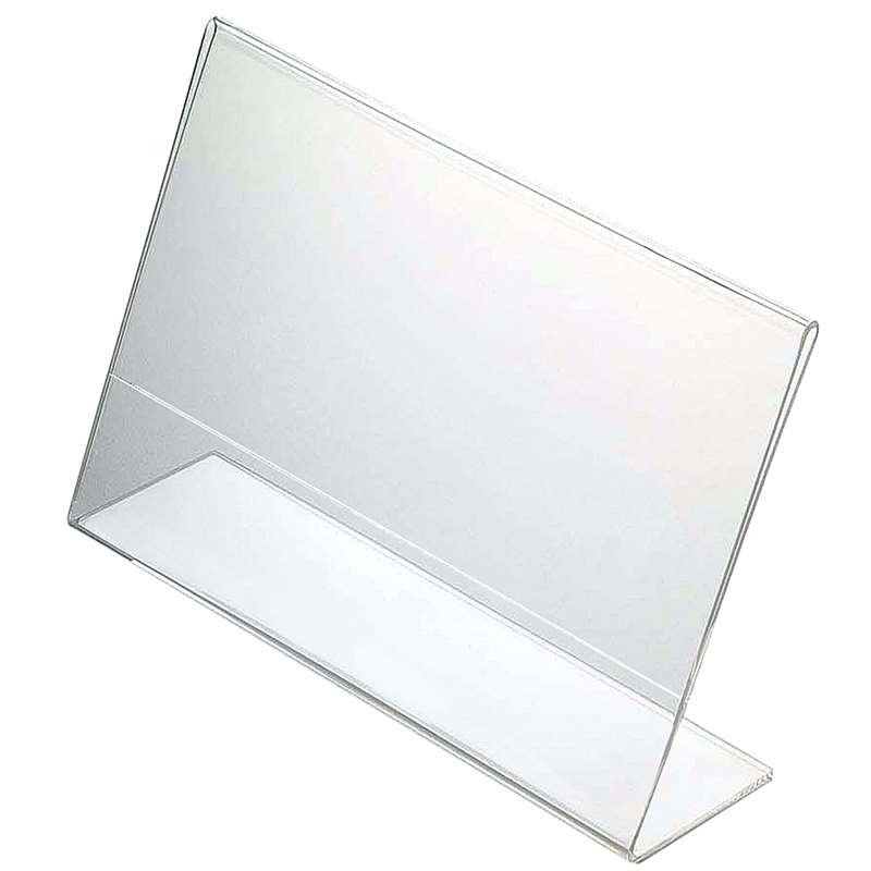 ACRYLIC L MENU HOLDER Horizontal A4 #6